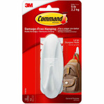 Command Large Designer Hook - 5 lb (2.27 kg) Capacity - Plastic - White Product Image 