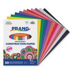 Prang SunWorks Construction Paper, 50 lb Text Weight, 9 x 12, Assorted, 50/Pack View Product Image