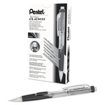 Pentel Twist-Erase CLICK Mechanical Pencil, 0.9 mm, HB (#2), Black Lead, Black Barrel View Product Image