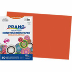 Prang Construction Paper - Multipurpose - 12" Width x 18" Length - Orange Product Image 