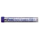 Pentel Eraser Refills for Pentel Champ, e-sharp, Jolt, Icy and Quicker Clicker Pencils, Cylindrical Rod, White, 5/Tube View Product Image