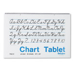 Pacon Chart Tablets, Unruled, 24 x 16, White, 25 Sheets (PAC74520) View Product Image