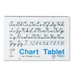 Pacon Chart Tablets, Presentation Format (1" Rule), 24 x 16, White, 30 Sheets View Product Image