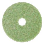3M Low-Speed TopLine Autoscrubber Floor Pads 5000, 20" Diameter, Green/Amber, 5/Carton (MMM18052) View Product Image