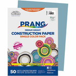Prang Construction Paper - Multipurpose - 12" Width x 9" Length - Sky Blue - Groundwood Product Image 