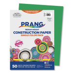 Prang SunWorks Construction Paper, 50 lb Text Weight, 9 x 12, Holiday Green, 50/Pack View Product Image