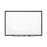 Quartet Classic Series Porcelain Magnetic Dry Erase Board, 48 x 36, White Surface, Black Aluminum Frame (QRT2544B) View Product Image