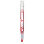 Pentel Finito! Porous Point Pen, Stick, Extra-Fine 0.4 mm, Red Ink, Red/Silver/Clear Barrel (PENSD98B) View Product Image