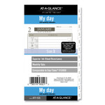 AT-A-GLANCE 1-Page-Per-Day Planner Refills, 6.75 x 3.75, White Sheets, 12-Month (Jan to Dec): 2025 View Product Image