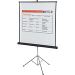 Quartet Manual Projection Screen - 1:1 - Matte White - 70" Height x 70" Width - (QRT570S) Product Image 