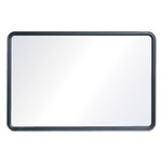 Quartet Contour Dry Erase Board, 48 x 36, Melamine White Surface, Black Plastic Frame (QRT7554) View Product Image