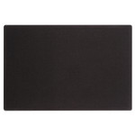 Quartet Oval Office Fabric Board, 48 x 36, Black Surface (QRT7684BK) View Product Image
