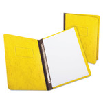 Oxford Heavyweight PressGuard and Pressboard Report Cover w/ Reinforced Side Hinge, 2-Prong Metal Fastener, 3" Cap, 8.5 x 11, Yellow (OXF12709) View Product Image