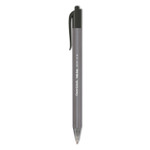 Paper Mate InkJoy 100 RT Ballpoint Pen, Retractable, Medium 1 mm, Black Ink, Smoke/Black Barrel, 20/Pack (PAP1951395) View Product Image