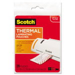 Scotch Laminating Pouches, 5 mil, 5.38" x 3.75", Gloss Clear, 20/Pack (MMMTP590220) View Product Image