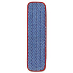 Rubbermaid Commercial Microfiber Wet Mopping Pad, 18.5" x 5.5" x 0.5", Red (RCPQ410RED) View Product Image