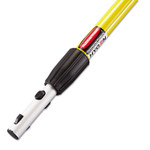 Rubbermaid Commercial HYGEN HYGEN Quick-Connect Extension Handle, 48" to 72", Yellow/Black (RCPQ755) View Product Image