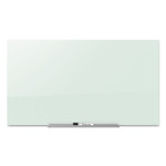 Quartet InvisaMount Magnetic Glass Marker Board, 50 x 28, White Surface (QRTG5028IMW) View Product Image
