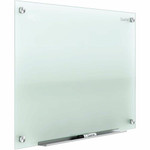 Quartet Infinity Glass Dry-Erase Whiteboard - 72" (6 ft) Width x 48" (4 ft) Height - Frost Tempered Glass Surface - Horizontal/Vertical Product Image 