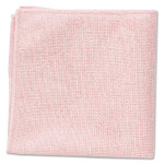 Rubbermaid Commercial Microfiber Cleaning Cloths, 16 x 16, Pink, 24/Pack RCP1820581 (RCP1820581) View Product Image
