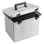 Pendaflex Portable File Boxes, Letter Files, 13.88" x 14" x 11.13", Granite (PFX41747) View Product Image