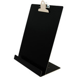 Saunders Document/Tablet Holder Stand - 12.3" Height x 9.5" Width x 5" Length - Aluminum - Black Product Image 