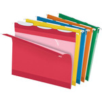 Pendaflex Ready-Tab 1/3 Tab Cut Letter Recycled Hanging Folder - 8 1/2" x 11" - Assorted - Reinforced - 10% Recycled Product Image 