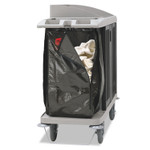 Rubbermaid Commercial Zippered Vinyl Cleaning Cart Bag, 25 gal, 17" x 33", Brown (RCP1966885) View Product Image