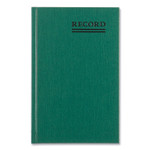 National Emerald Series Account Book, Green Cover, 9.63 x 6.25 Sheets, 200 Sheets/Book (RED56521) Product Image 