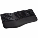 Kensington Pro Fit Ergo Wireless Keyboard-Black - Wireless Connectivity - Bluetooth/RF - 4 - 2.40 GHz - USB Interface Product Image 