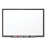 Quartet Classic Series Total Erase Dry Erase Boards, 96" x 48", White Surface, Black Aluminum Frame View Product Image