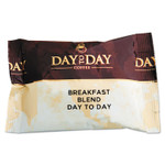 Day to Day Coffee 100% Pure Coffee, Breakfast Blend, 1.5 oz Pack, 42 Packs/Carton (PCO23003) Product Image 