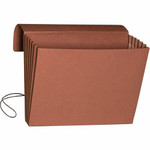 Smead Legal Recycled File Wallet - 8 1/2" x 14" - 5 1/4" Expansion - Top Tab Location - 11 pt. - Redrope Product Image 