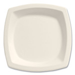 SOLO Bare Eco-Forward Sugarcane Dinnerware, ProPlanet Seal, Plate, 6.7" dia, Ivory, 125/Pack, 8 Packs/Carton (SCC6PSC2050CT) Product Image 