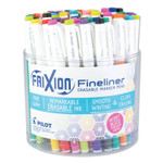 Pilot FriXion Fineliner Erasable Porous Point Pen, Stick, Fine 0.6 mm, Assorted Ink and Barrel Colors, 72/Pack (PIL12317) View Product Image