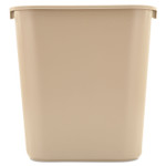 Rubbermaid Commercial Deskside Plastic Wastebasket, 7 gal, Plastic, Beige (RCP295600BG) Product Image 