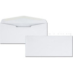 Quality Park No. 10 Business Envelopes with Gummed Closure and Diagonal Seam - Business - #10 - 4 1/8" Width x 9 1/2" Length - 24 lb - Gummed Product Image 