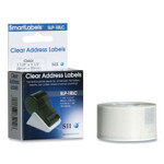 Avery SLP-2RLC Self-Adhesive Address Labels, 1.12" x 3.5", Clear, 130 Labels/Roll, 2 Rolls/Box (SKPSLP2RLC) View Product Image