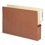 Smead Redrope Drop-Front End Tab File Pockets, 3.5" Expansion, Legal Size, Redrope, 10/Box (SMD74624) View Product Image