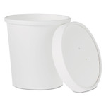 SOLO Flexstyle Double Poly Food Combo Packs, 16 oz, White, Paper, 25/Pack, 10 Packs/Carton View Product Image
