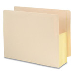 Smead Manila End Tab File Pockets with Tear Resistant Gussets, 5.25" Expansion, Letter Size, Manila, 10/Box View Product Image