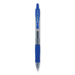 Pilot G2 Premium Gel Pen, Retractable, Fine 0.7 mm, Blue Ink, Smoke Barrel, 2/Pack (PIL31032) View Product Image