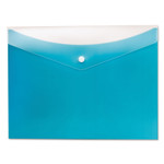 Pendaflex Poly Snap Envelope, Snap Closure, 8.5 x 11, Blueberry (PFX95562) View Product Image