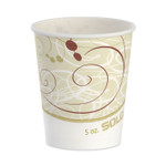 SOLO Symphony Design Paper Water Cups, 5 oz, 100/Pack (SCCR53SYMPK) View Product Image