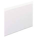 Pendaflex Self-Adhesive Pockets, 4 x 6, Clear Front/White Backing, 100/Box (PFX99376) View Product Image