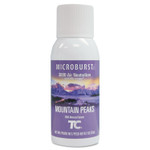 Rubbermaid Commercial Microburst 3000 Refill, Mountain Peaks, 2 oz Aerosol Spray, 12/Carton (RCP4012571) View Product Image