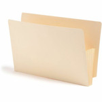 Smead Straight Tab Cut Legal Recycled File Pocket - 8 1/2" x 14" - 3 1/2" Expansion - 2 Plys - Manila - Tear Proof Product Image 