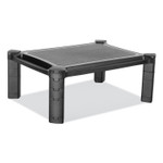 Innovera Large Monitor Stand with Cable Management, 12.99" x 17.1" x 6.6", Black, Supports 22 lbs (IVR55051) View Product Image