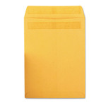 Quality Park Redi-Seal Catalog Envelope, #10 1/2, Cheese Blade Flap, Redi-Seal Adhesive Closure, 9 x 12, Brown Kraft, 100/Box View Product Image