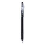 Pilot FriXion ColorSticks Erasable Gel Pen, Clipless Stick, Fine 0.7 mm, Black Ink, Black Barrel, Dozen (PIL32465) View Product Image